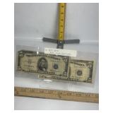 TWO 1953 $5 SILVER CERTIFICATES