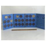 5 MORGAN SILVER DOLLARS IN COLLECTOR BOOK