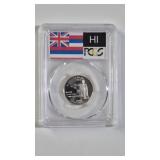 2008-S SILVER HAWAII PCGS PR70DCAM QUARTER