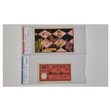 1921 GERMANY EMERGENCY NOTGELD NOTES (UNC)