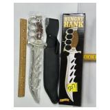 HUNGRY HANK!!! FANTASY BOWIE KNIFE & VERY HUNGRY!