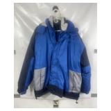 2XL BLUE STARTER COAT W/ LINER, LIKE NEW