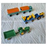 3 LESNEY MATCHBOX TRACTORS & TRAILERS FARM