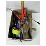 KITCHEN UTENSILS, MEASUE CUPS, TONGS