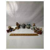 CHERISHED TEDDIES FIGURES, DOG FIGURES, JARS
