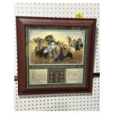HONERING THE AMERICAN WEST FRAMED BUFFALO NICKLES