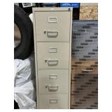 4 DRAWER OFFICE MAX FILE CABINET ON WHEELS