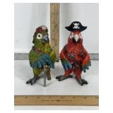 RESIN PIRATE PARROTS