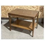 MCM STYLE MERSMAN END TABLE, 21" T X 26 1/2" L