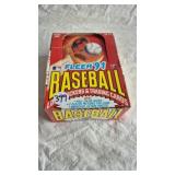 BOX OF 1991 FLEER BASEBALL CARDS (OPENED)
