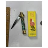 NEW KISSING CRANE SWITCH BLADE KNIFE