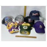 COLLECTIBLE HARTS, SOME NEW, BRAVES, VIKINGS