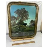 ART DECO MAX PARRISH "EVENING" FRAMED PRINT