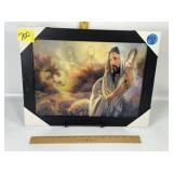 JESUS TRIPLE IMAGE 3D PICTURE, 18 1/2" X 14 1/2"