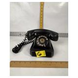 VNTG. BLACK ROTERY DESK TELEPHONE