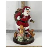 RESIN DANBURY MINT SANTA CLAUSE FIGURE