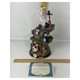 "I AM WITH YOU ALWAYS" THOMAS KINKADE FIGURE