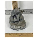 ALASKA RESIN BEAR SCULPTURE