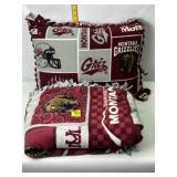 MONTANA GRIZ UM FLEECE BLANKET & PILLOW