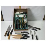 KITCHEN SILVERWARE, UTENSILS & KNIVES