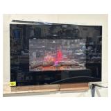 WALL MOUNTED GLASS FRONT FIREPLACE, TESTED