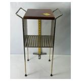 MCM TELEPHONE STAND METAL & WOOD