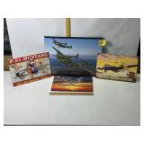 WORLD WAR II BOMBER PLANES, PHOTO, METAL SIGNS