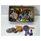 BOX FULL OF MAGNETS & CLIPS