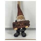 RESIN GNOME WELCOME FIGURE