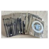 STACK OF UPPERDECK 1990 HOLOGRAM STICKER INSERTS