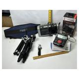 BACK BRACE, ALARM CLOCK, CALL BLOCKER, TRI PODS