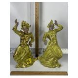 GILNER CALIFORNIA MCM CERAMIC BALINESE DANCERS