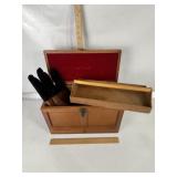 WOODEN TOOL BOX