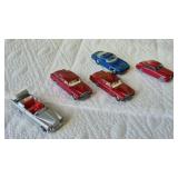 5 LESNEY MATCHBOX CARS, ENGLAND, ISO GRIFO, ROLLS