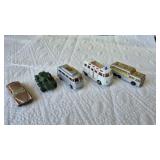 4 & 1 IMPY MATCHBOX CARS ENGLAND, GREYHOUND, VW