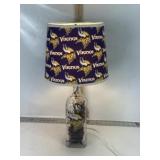 MINNESTOA VIKING PURPLE LIGHTED LAMP