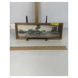 1907 ELKS CONVENTION FRAMED PHOTO, 12" X 4"