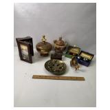 BOADING BALLS, BRASS TRAY, TRINKET BOX, DAMAGE