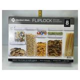 NEW FLIP LOCK STORAGE CONTAINER SET