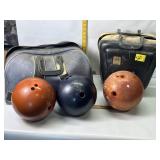 VINTAGE BOWLING BALLS