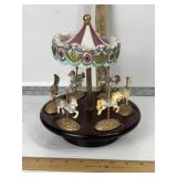 RESIN MUSICAL CAROUSEL (DAMAGE)