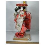 YAMAHA KYUGETSU GEISHA DOLL, 14" T