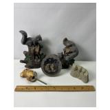 MADE IN MT SQUIRREL FIGURES, WOLF FIGURE, KOALA