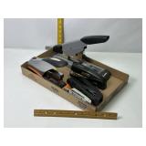 VARIETY OF DESK STAPLERS