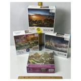 4 OPENED PUZZLES