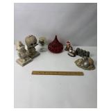 RUBY RED CANDY DISH, 70