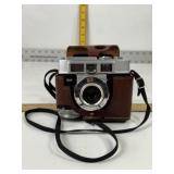 KODAK MOTORMATIC 35F CAMERA IN LEATHER CASE