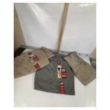 6 PAIRS WRANGLER CARPENTER PANTS 42X30"