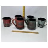 POTTERY COFFEE MUGS, MOSSY OAK, FAITH, INTEGRITY
