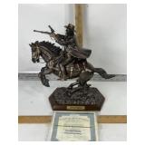 BRADFORD EXCHANGE COLD CAST BRONZE JOHN WAYNE